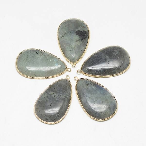 Natural Labradorite Big Pendants