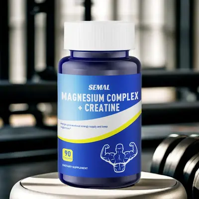 4Bottles-Semal Magnesium Complex+Creatine edible nutritional health supplement capsules magnesium supplements