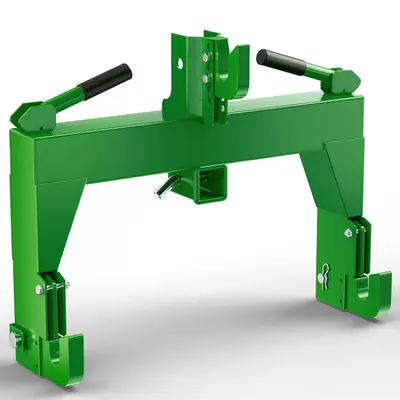 Garvee 3-Point Quick Hitch for Tractors, 3000 LBS Capacity, Heavy-Duty Steel, Easy Installation, Category 0 & 1 Compatible, G...
