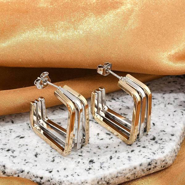 304 Stainless Steel Stud Earrings