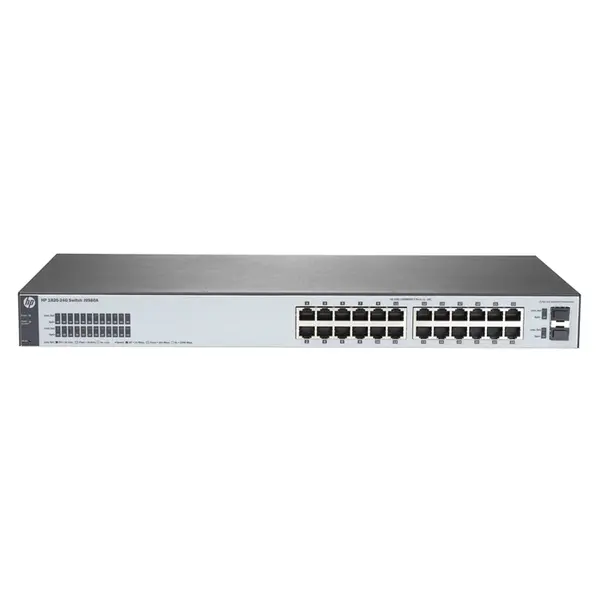 HP J9980A#AKM | OfficeConnect 1820 Series 1820-24G 24 x 10/100/1000Base-T RJ-45 and 2 x SFP (mini-GBIC) Ports Layer 2 Managed...