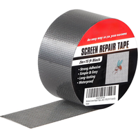 Window Screen Repair Tape, 2 in X 15 FT (180IN) Screen Repair Kit for Windows or Doors,  Adhesive Screen Patch Repair Kit Mes...