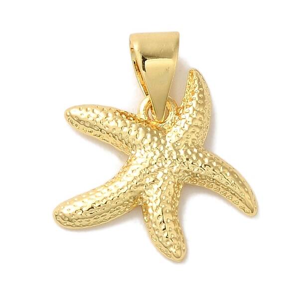 Starfish Rack Plating Brass Charms