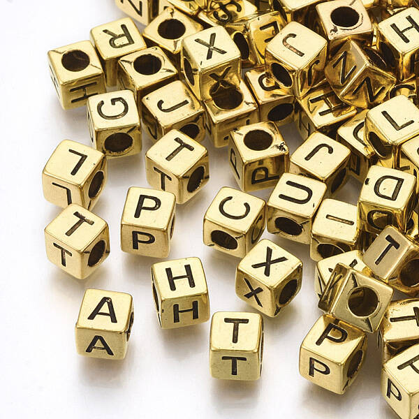 Antique Style Acrylic Beads