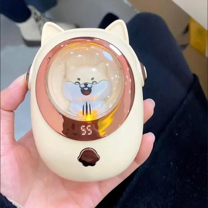 Cute Cat Design USB Rechargeable Hand Warmer,1 Count Portable Hand Warmer, Hand Warmer for Women & Girls, Birthday Gift for W...