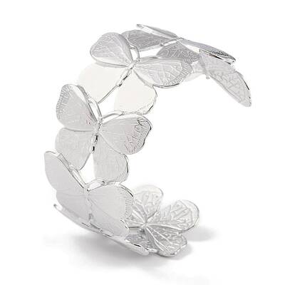Non-Tarnish 304 Stainless Steel Open Cuff Bangles for Women