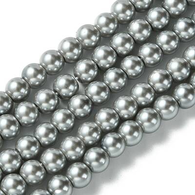 Eco-Friendly Dyed Glass Pearl Beads Strands