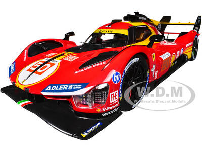 Ferrari 499P #50 Antonio Fuoco - Miguel Molina - Nicklas Nielsen Ferrari AF Corse Winner 24 Hours of Le Mans (2024) Raci...