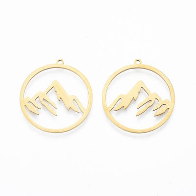 Ion Plating(IP) 304 Stainless Steel Pendants