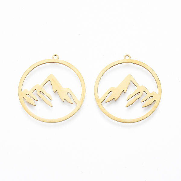 Ion Plating(IP) 304 Stainless Steel Pendants