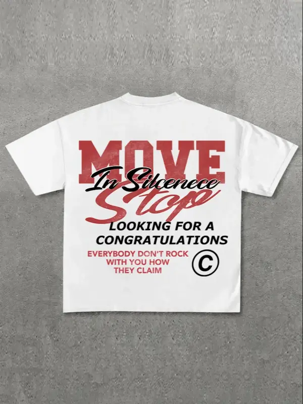 Y2k T Shirt Men Hip Hop Letter Graphic Print Oversized Tshirt New Harajuku Gothic Cotton Round Neck Short Sleeve Tops Streetw...