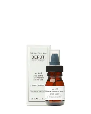 Depot, Shave Specifics No. 403, Sweet Almond, Softening, Pre-Shave Oil, 30 ml