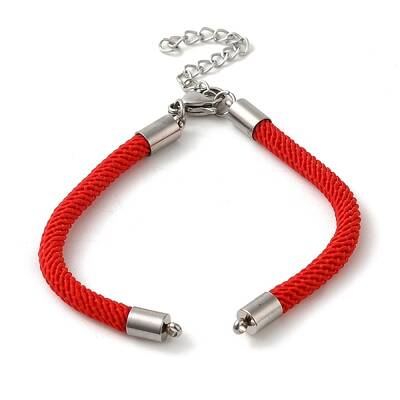 Milan Cord & 304 Stainless Steel Bracelets Making