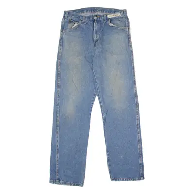 DICKIES Mens Jeans Blue Regular Straight Stone Wash W32 L32