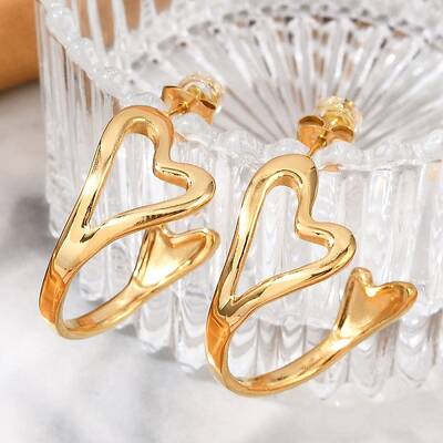 304 Stainless Steel Stud Earrings For Women