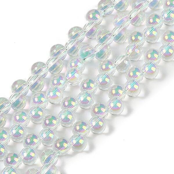 Electroplate Glass Beads Strands
