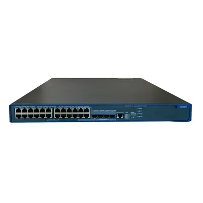 3Com 3CRS48G-24P-91-US | 4800G PWR 24-Port Ethernet Switch 4 x SFP (mini-GBIC) Shared, 2 x XFP 24 x 10/100/1000Base-T LAN