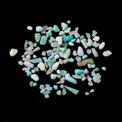 Natural Amazonite Chip Beads