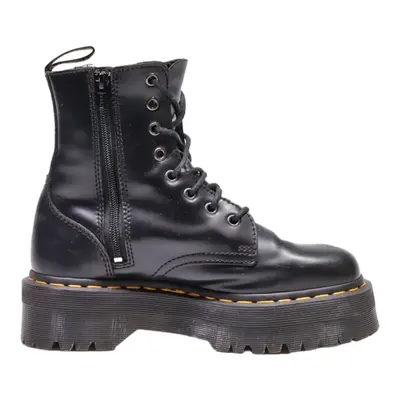 DR MARTENS Jadon Lace-Up Boots Black Leather Womens UK 5