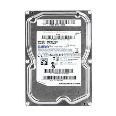 633987-001 HP 1TB 6Gb/s SATA 7200 3.5-Inch Hard Drive