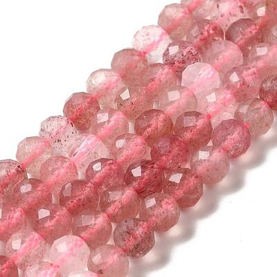 Natural Strawberry Quartz Beads Strands