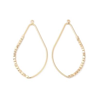 Brass Open Back Bezel Pendants