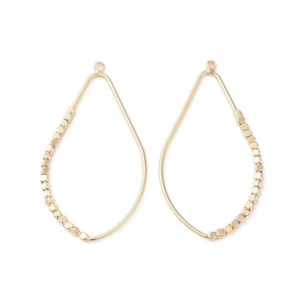Brass Open Back Bezel Pendants