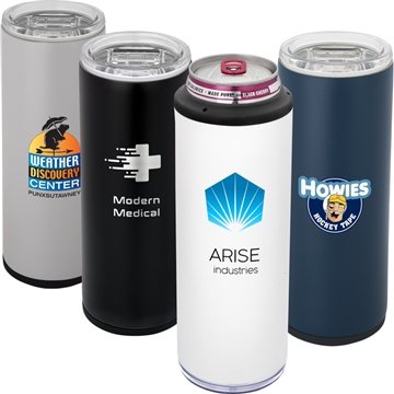12 Custom 12 oz Urban Peak 2-in-1 Slim Vacuum Can Tumbler - Copper ...