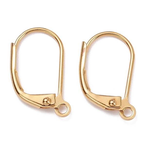 Brass Leverback Earring Findings