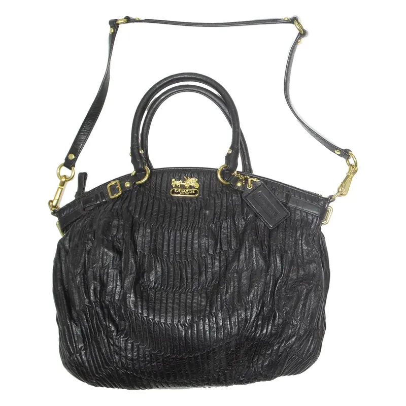 COACH Womens Shoulder Bag Black