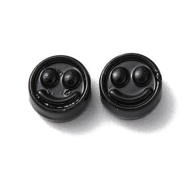 Spray Painted Alloy Beads