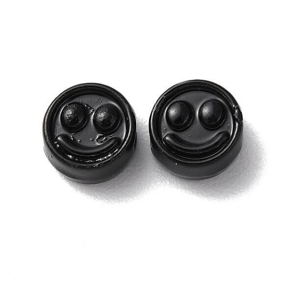 Spray Painted Alloy Beads