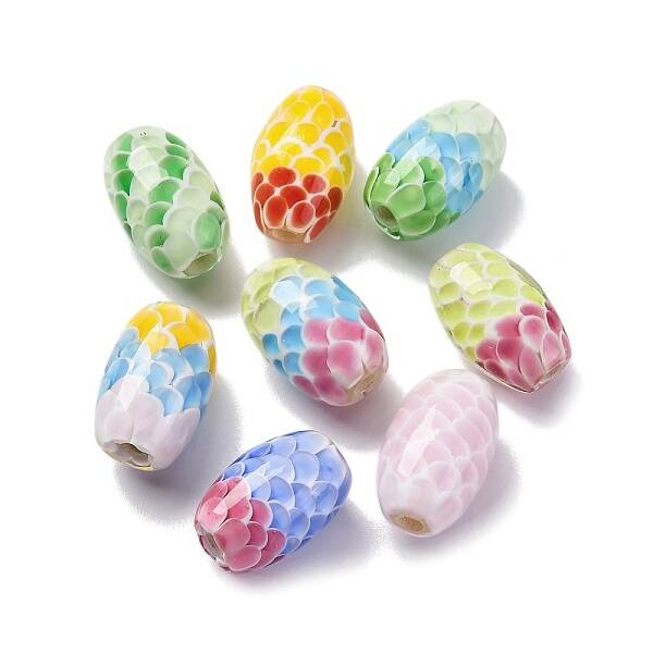 Two Tone Handmade Lampwork Beads