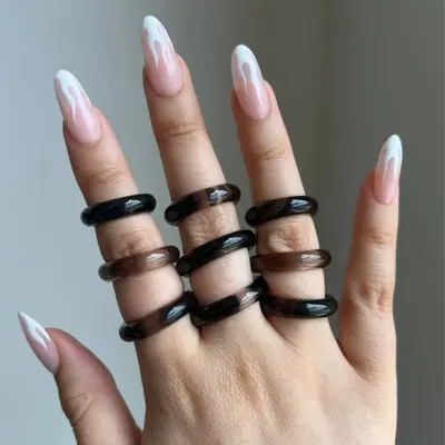 Sterling Sliver - Midnight Lace Obsidian