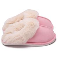 Winter  House Slip Resistant Slippers  Plush Faux  Fluffy Flats Slippers Warm Slide Shoes for Women