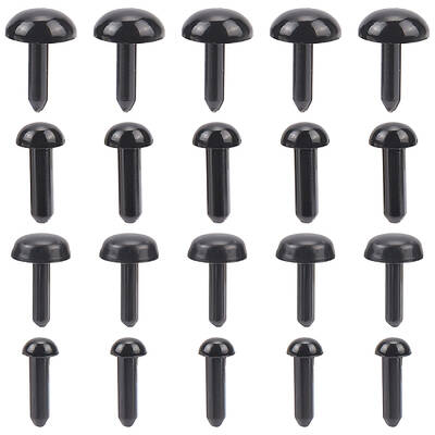 80Pcs 4 Styles Plastic Doll Eyes