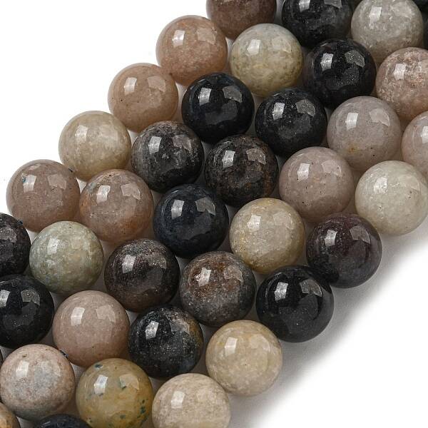 Natural Scorzalite Beads Strands