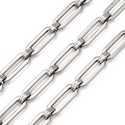 304 Stainless Steel Rectangle Link Chains