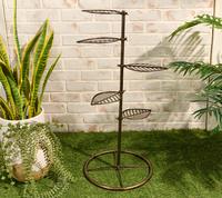 Garden Reflections Multi-tier Metal Plant Stand Decorative Outdoor Patio Modern