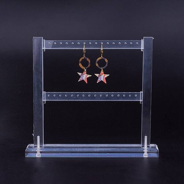 Organic Glass Earring Displays
