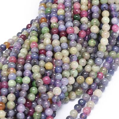 Natural Tanzanite Stone & Tourmaline Beads Strands