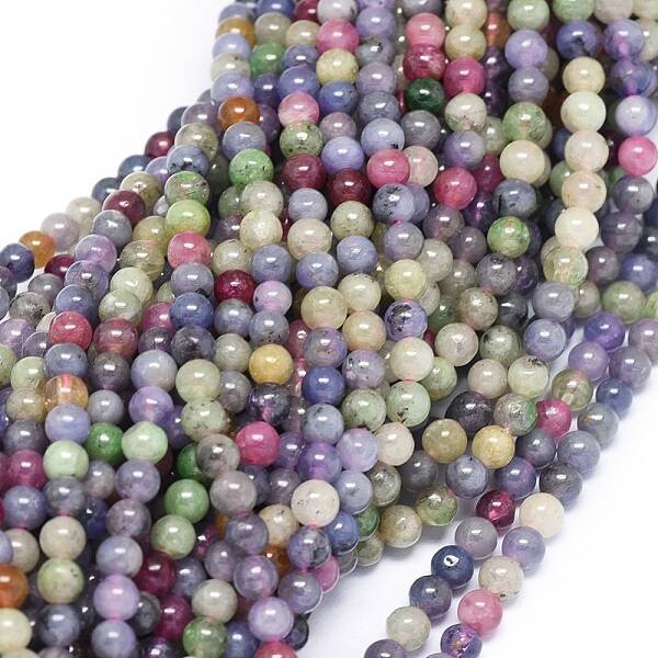 Natural Tanzanite Stone & Tourmaline Beads Strands