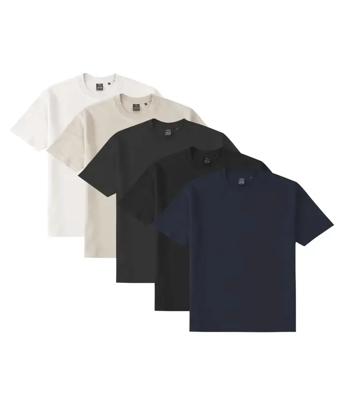 Axism Men's Premium Cotton T-Shirt Crew Neck Short Sleeve Oversized Fit Dri-Ease Wrinkle-Free Moisture Wicking Casual Day Top...