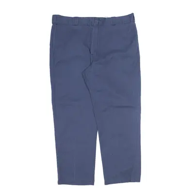 DICKIES 874 Workwear Trousers Blue Regular Straight Mens W40 L29