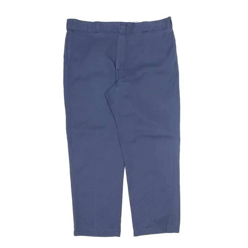 DICKIES 874 Workwear Trousers Blue Regular Straight Mens W40 L29
