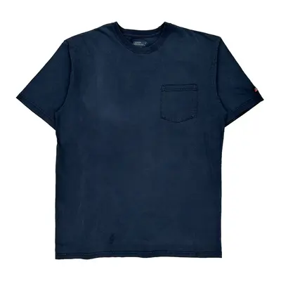 Dickies Tall T-Shirt - XL Navy Cotton