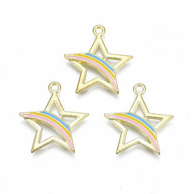 Alloy Enamel Pendants