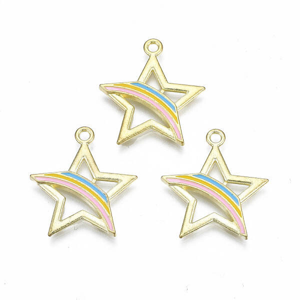 Alloy Enamel Pendants