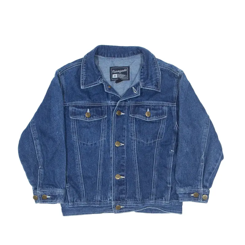 RENESADE Denim Jacket Blue 90s Womens S