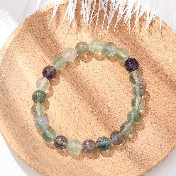 Natural Fluorite Stretch Bracelets